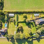 Drone View of Orchard Cottage in Tattingstone